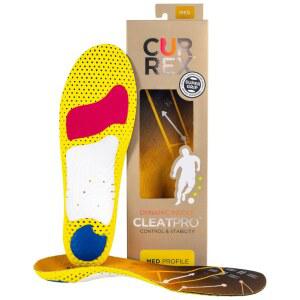 CURREX CLEATPRO - 얇고 아치형 지지 깔창 편안함 쿠션 및 안정성을 갖춘 클릿 축구 야구 소프트볼 슈퍼 그립 제어 충격 흡수 인서트 남성 여성(중간 아치 M) v6Y