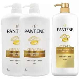 팬틴 대용량 극손상케어 1200ml 샴푸x2개+컨디셔너 린스x
