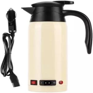 TYUHDUYUR 800ml 전기 주전자 휴대용 자동차 트럭 빠르게 가열 끓는 찻주전자 커피차 물