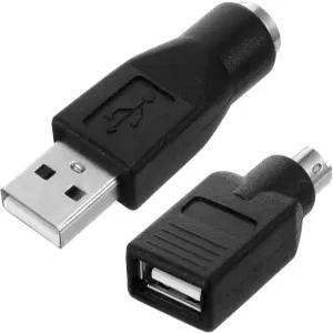 FdcZeyxior USB에서 PS/2 어댑터 2PCS 남성 변환기 여성 키보드 마우스와 위한 잭에서 USBA 플러그 교체용
