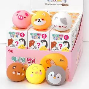 애니멀 랜덤 말랑 모찌 1000 1박스 30개 (061) 말랑이