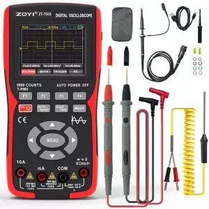 702S 디지털 오실로스코프 멀티 2 in 1 9999 카운트 단일 채널 10MHZ 대역폭 48MSa/s 고속 실시간 샘플링
