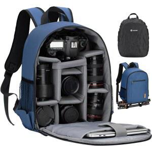 TARION 카메라 가방 전문 백팩 케이스 사진 SLR 블루 여성 커버 작가 공간 노트북 미러리스 렌즈 방수 DSLR 삼각대 레인 수납 TB-S 남성
