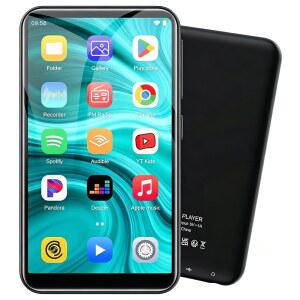 블루투스 및 WIFI가 지원되는 MP3 플레이어 4GB RAM+32GB ROM 휴대용 음악 고해상도 무손실 오디오 MP4 4.02인치 HD 터치스크린 SPOTIFY AMAZON MUSIC AUDIBLE 지원 ㅣXE