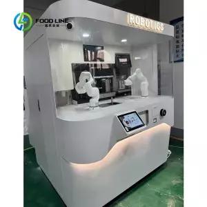 맞춤형 AI 커피 로봇 키오스크 완전 자동 커피 자판기 소매점 호텔 상업용 스마트 브루잉 시스템