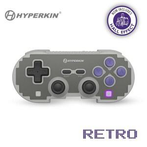 Hyperkin Retro Pixel Art Wireless Gaming Switch for 15H PC Life Android, iOS Joystick, Nintendo Switch, Hall 2/OLED/Lite, with Windows Battery Controller Bluetooth 10/11, Effect Steam,