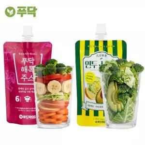 푸드닥터S 반반세트 해톡주스+연두스무디 30팩