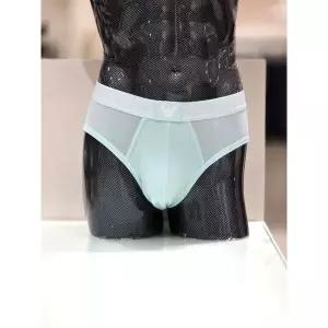 갤러리아 아르마니언더웨어[남] 로고 라벨 코튼 삼각 브리프  61-11050