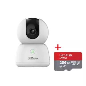 다후아 DH-H3B 300만화소 팬 틸트 Wi-Fi 홈 보안 CCTV 홈캠 + 마이크로 SD카드 256GB