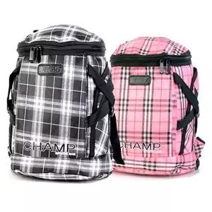 킹카 챔프 CHAMP 아동용가방 블랙/ 핑크 29X35X11cm 헬멧수납공간 허리벨트 쿠션패드/ 인라인용품/ 가방
