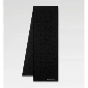 [LOUIS VUITTON]루이비통 모노그램 클래식 블랙 머플러 M70520 101264519