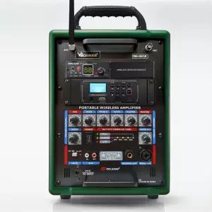VICBOSS PWA-H841CB 250W 충전용앰프 블루투스 무선마이크1개 200Mhz CD플레이어,속도조절 USB SD REC 싸이렌 녹음