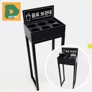 다목적 음료보관대 3x2 정리 진열대 편의점 매장용 냉장고 거치대 선반 다리형 수납장 비품 카페 캔홀더