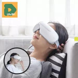 피로회복 눈마사지기 눈건강 충전식 휴대용 진동형 찜질기 무선형 안대 수면용 화이트 눈안마기 온열형