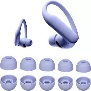Beats Powerbeats Pro 2 / Fit / Studio Buds용 실리콘 이어팁 5쌍 키트, 청소 브러시 색상 랜덤