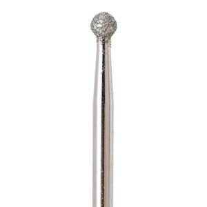 3MM 다이아몬드 로터리 툴 버 세트 구형 원형 볼 헤드 비트 1/8인치 샹크 드레멜 액세서리용 연마 조각 돌 유리 30개 ㅣQ2