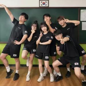 ROKA 냉감 메쉬 반팔 반바지 세트 반티 반대항 운동회 단체 운동복
