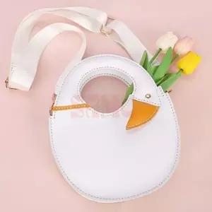 ( )DIY 손바느질 가죽가방키트 백조미니백 여성용 DIY가죽공예