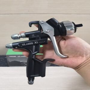 ITALCO GLOSS1 DIY 전문가용 1.3MP 스프레이 건 600ml 휴대용 컵 페인트 분무기 공압식 산업용 1.3mm