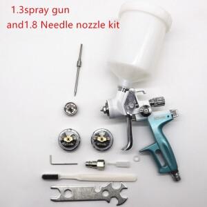 NTOOLS 고품질 4000B 스프레이 건 1.3mm 예비 1.8 바늘 노즐 키트 자동차 그림 용 전문 분무기 페인트 에