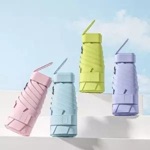 (색상 다크블루)파스텔 5단 미니 접이식우산 초소형 휴대우산 4color