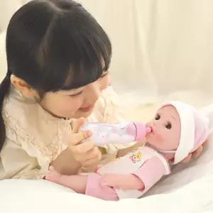 우유먹는 아기돌보기 인형 소리나는 동생인형 선물 3세여아 4살 역할놀이