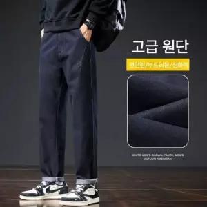 훌리오 남자데님배기팬츠 여름 가을 겨울 사계절 일자 배기 남자 청바지 UNO2