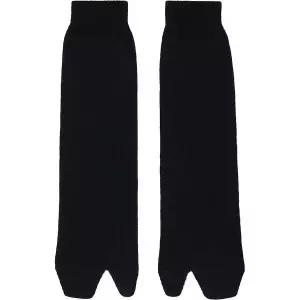 메종마르지엘라 블랙 울 타비 양말 262168F076000
