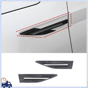 호환 소나타 DN8 2024 탄소 섬유 자동차 사이드 에어 벤트 펜더 커버  장식 액세서리내구성