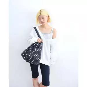 AUGUSTCLOUD 코지 백 - 폴카 도트 블랙 2287787