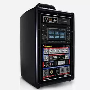VICBOSS PWA-H851DF 300W 충전용앰프 블루투스 무선마이크1개 200Mhz DVD CD플레이어 USB SD REC 싸이렌 녹음 