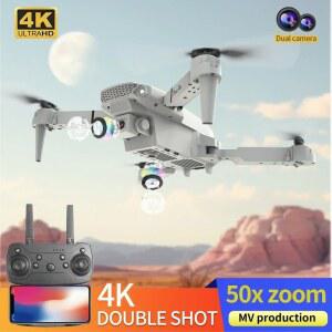 4K HD 카메라, WiFi FPV, 접이식 쿼드콥터를 갖춘 E88 미니 RC 드론, 장난감 또는 선물로 어린이에게 이상적
