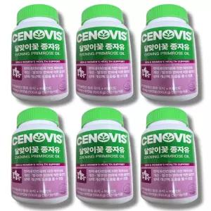 세노비스 달맞이꽃 종자유 90캡슐 감마리놀렌산 6박스