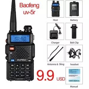 1pcs feng uv 5r 라디오 comunicador 듀얼 밴드 장거리 양방향 휴대용 FM 아마추어 방송국 트랜시버