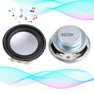업소용스피커 스피커 3W 직경 4CM 미니 앰프 고무 가스켓 라우드 스피커 40MM 3W 4R 파워 앰프 사운드 스피커 묶음