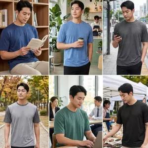 삼정골프 레드캠프 남성 쿨링 시원한 반팔티셔츠 6종택1 505357