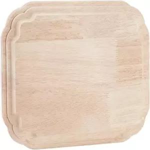 PH PandaHall 10x7.8 인치 목판 천연 나무 판자 미완성 모서리 장식용 명판 홈 월 주방 바 두께 0.75