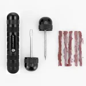 MTB 도로 자전거 어 플러그 삽입 도구 바퀴 펑크 실란트 고무 줄무늬에 대한 튜브리스 수리 키트