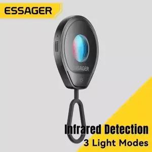 Essager 미니 카메라 감지기 휴대용 스파이 적외선 파인더 iPeeping Gadget For 호텔 욕실