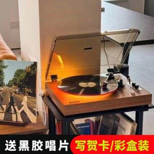 턴테이블 LP 플레이어 소형 러너 원목 데논 레코드 사운드왜건 블루투스 플루언스