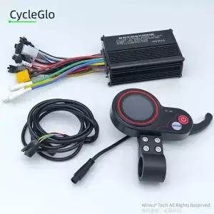 36V 48V 500W 20A E스쿠터 브러시리스 모터 범용 컨트롤러 TF00 LCD 스로틀 키트 쿠고 M4 전동