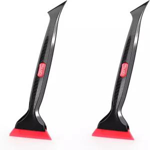 EHDIS 2PCS 듀얼 헤드 윈도우 틴트 도구 - 자동차용 터킹 및 쿼터 스퀴지 홈 필름 설치 전문가용 비닐 랩