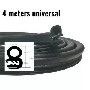 4 M 고무 자동차 도어 씰 Weatherstrip Weatherstripping 방음 방수 PDM 강철 벨트