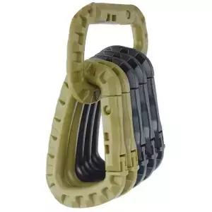 /2/3/4/6pcs Carabiner Carabina Karabiner 클립 플라스틱 생도 하이킹 캠핑