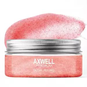 Axwell 프리미엄 립 스크럽 건조한 갈라진 입술을 위한 각질 제 스크럽버 매우 딸기 모이스처라이저 비타민