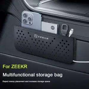 ZEEKR 00 007 009 7X Z 페이스트 타입 보관함 휴대폰 가방 다기능 카시트 백 네트 보관 액세서리