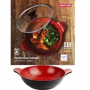 고품질 네오플램 드셰프 인덕션 양손잡이웍( 양손잡이웍 인덕션팬 28cm웍 네오플램팬 조리도구 WFHQA72