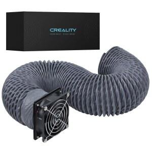 크리알리티 공식 연기 추출 키트 4000RPM 고효율 환기 팬 배기 및 냄새 팬 인터페이스 레이저 조각기 인클로저가 있는 3D 프린터 인클로저에 호환됩니다 v6U