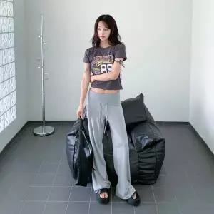 [하프클럽/]여자 환절기 고무줄 트랙수트 빅사이즈 팬츠