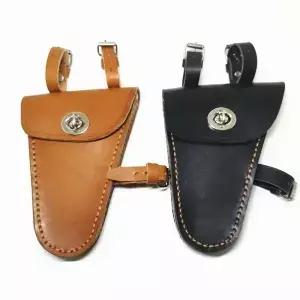 P6 사이클링 도구 가방 레트로 자전거용 빔 삼각형 키트 가죽 를 불러일으키는 클래식 스타일 00 순수